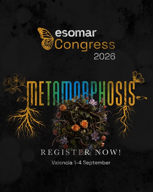 ESOMAR Global Insights Congress 2026, 1-4 September, Valencia